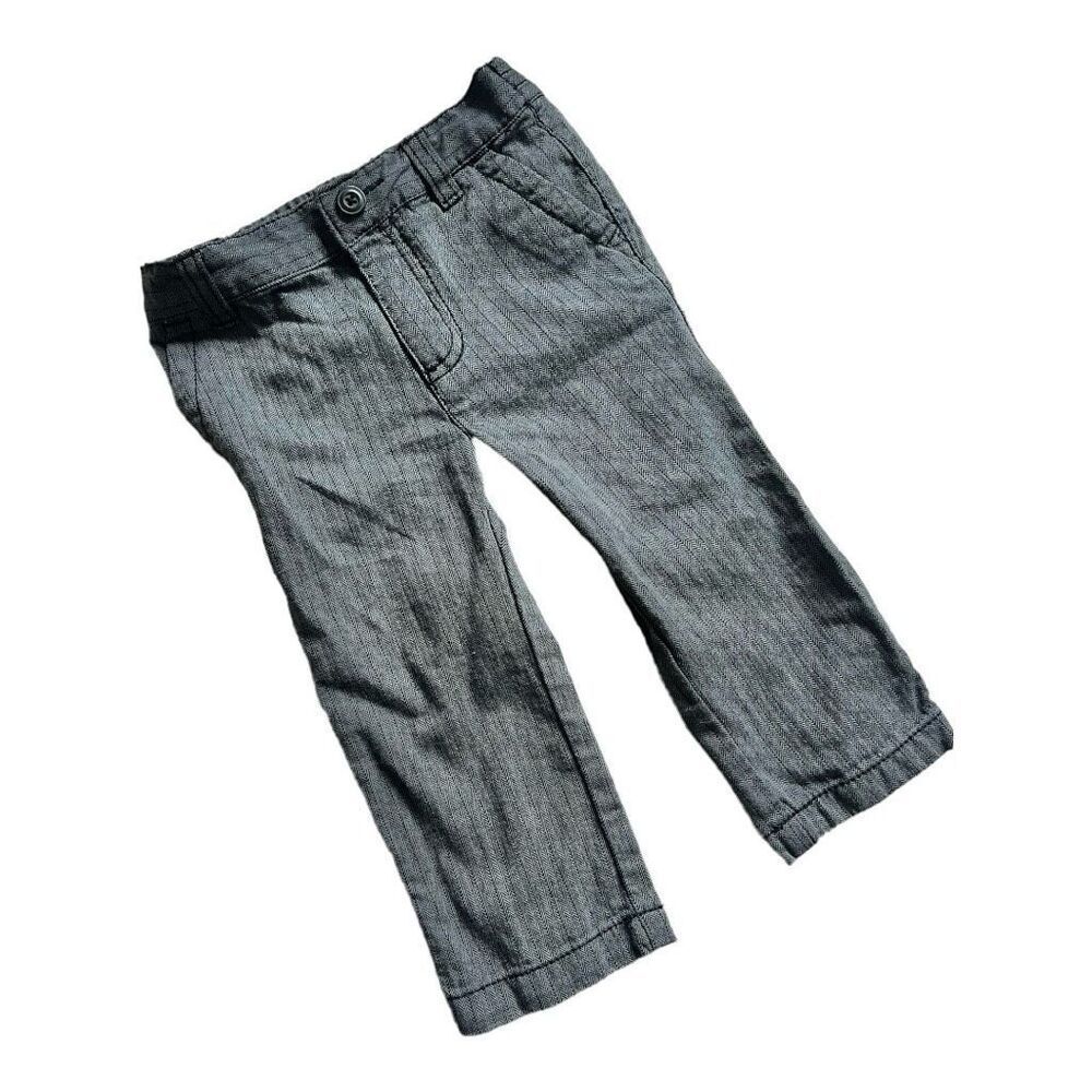 Toddler Boys Crazy 8 Pinstripe Straight Leg Dress Pants - Sz 12-18 mo